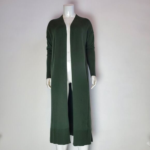 Ann Taylor Green Long Cardigan - Picture 1 of 7
